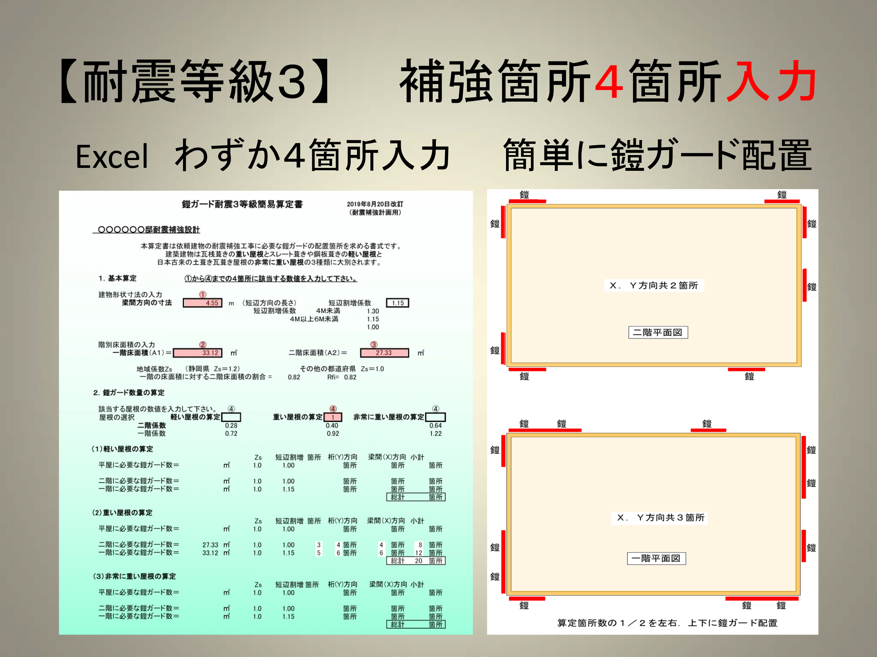 ４か所補強